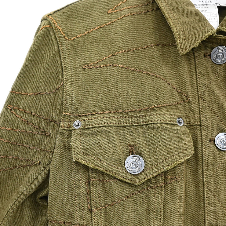 Christian Dior 2006 Denim Jacket Khaki #40