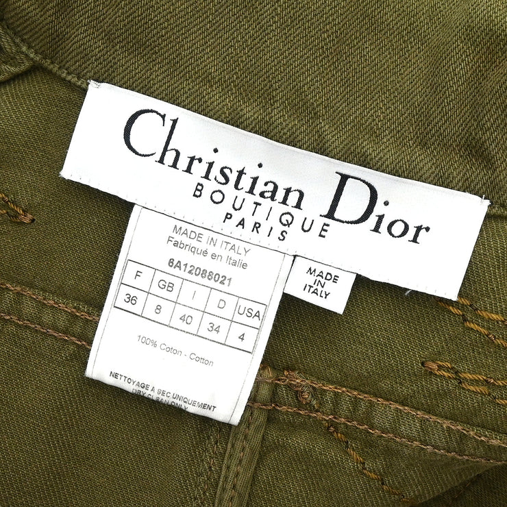 Christian Dior 2006 Denim Jacket Khaki #40
