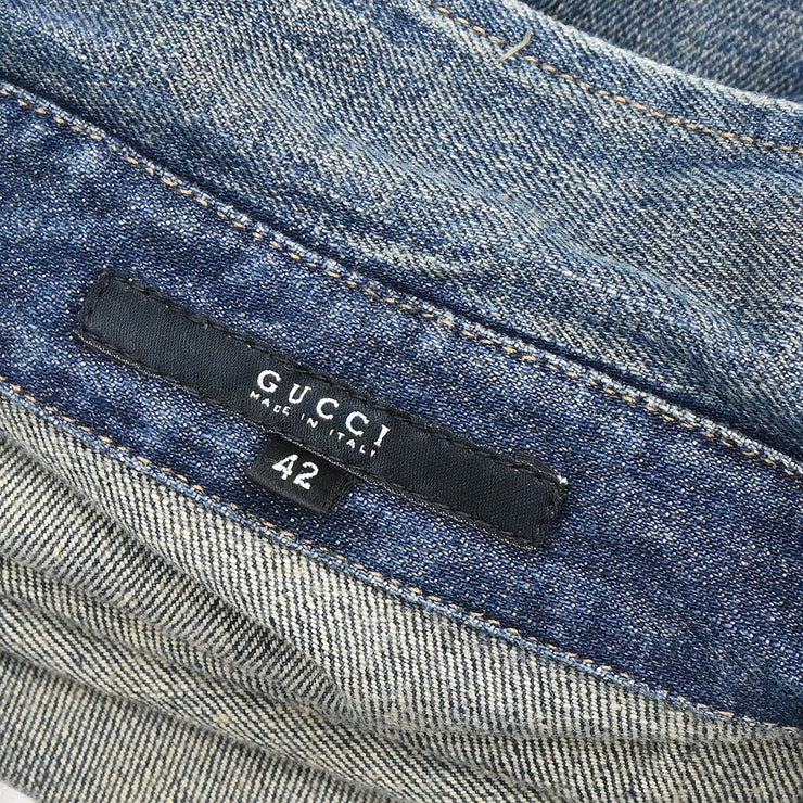 Gucci Single Breasted Jacket Indigo #42