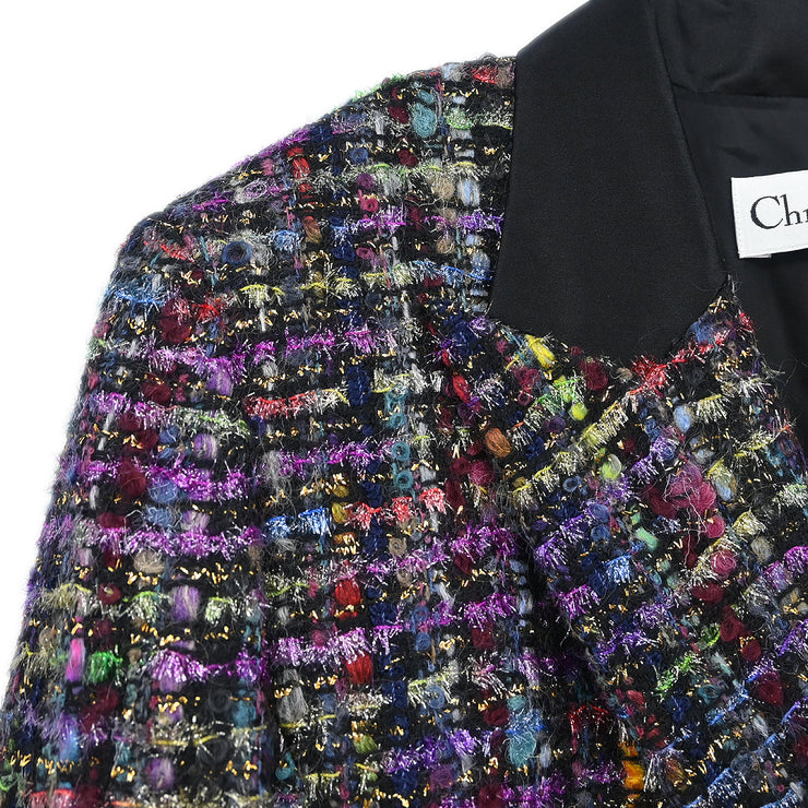 Christian Dior Setup Suit Jacket Skirt Black #11