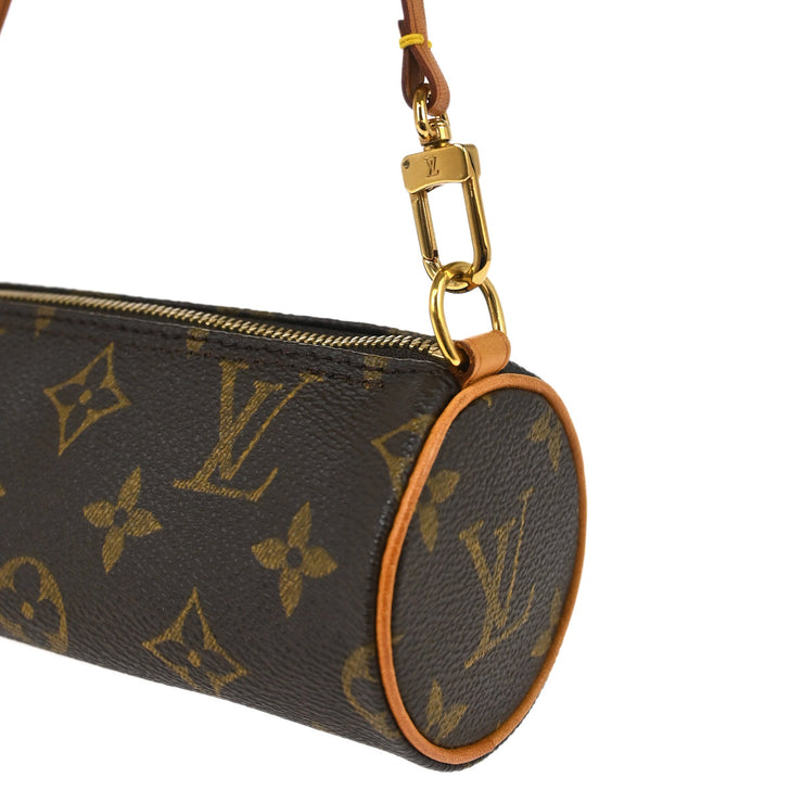 Louis Vuitton 2007 Monogram Papillon Attached Pouch Bag