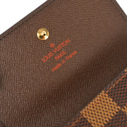 Louis Vuitton 2003 Damier Porte Monnaie Cartes Credit Wallet N61652