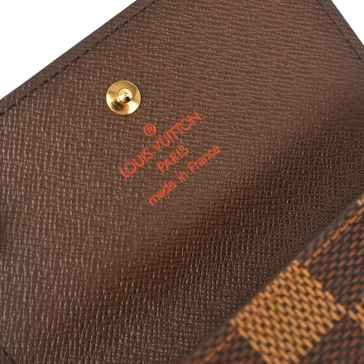 Louis Vuitton 2003 Damier Porte Monnaie Cartes Credit Wallet N61652
