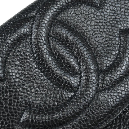 Chanel 1996-1997 Black Caviar Bifold Wallet