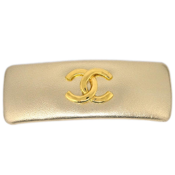 Chanel Hair Clip Barrette Gold