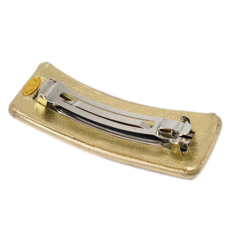 Chanel Hair Clip Barrette Gold