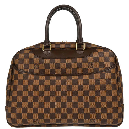 Louis Vuitton 2004 Damier Deauville Bowling Vanity Handbag N47272