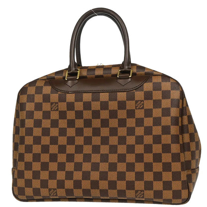 Louis Vuitton 2004 Damier Deauville Bowling Vanity Handbag N47272