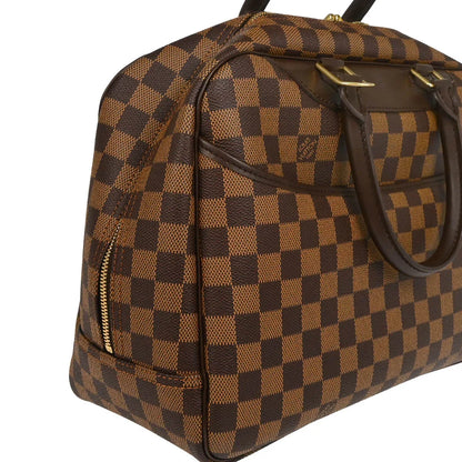 Louis Vuitton 2004 Damier Deauville Bowling Vanity Handbag N47272