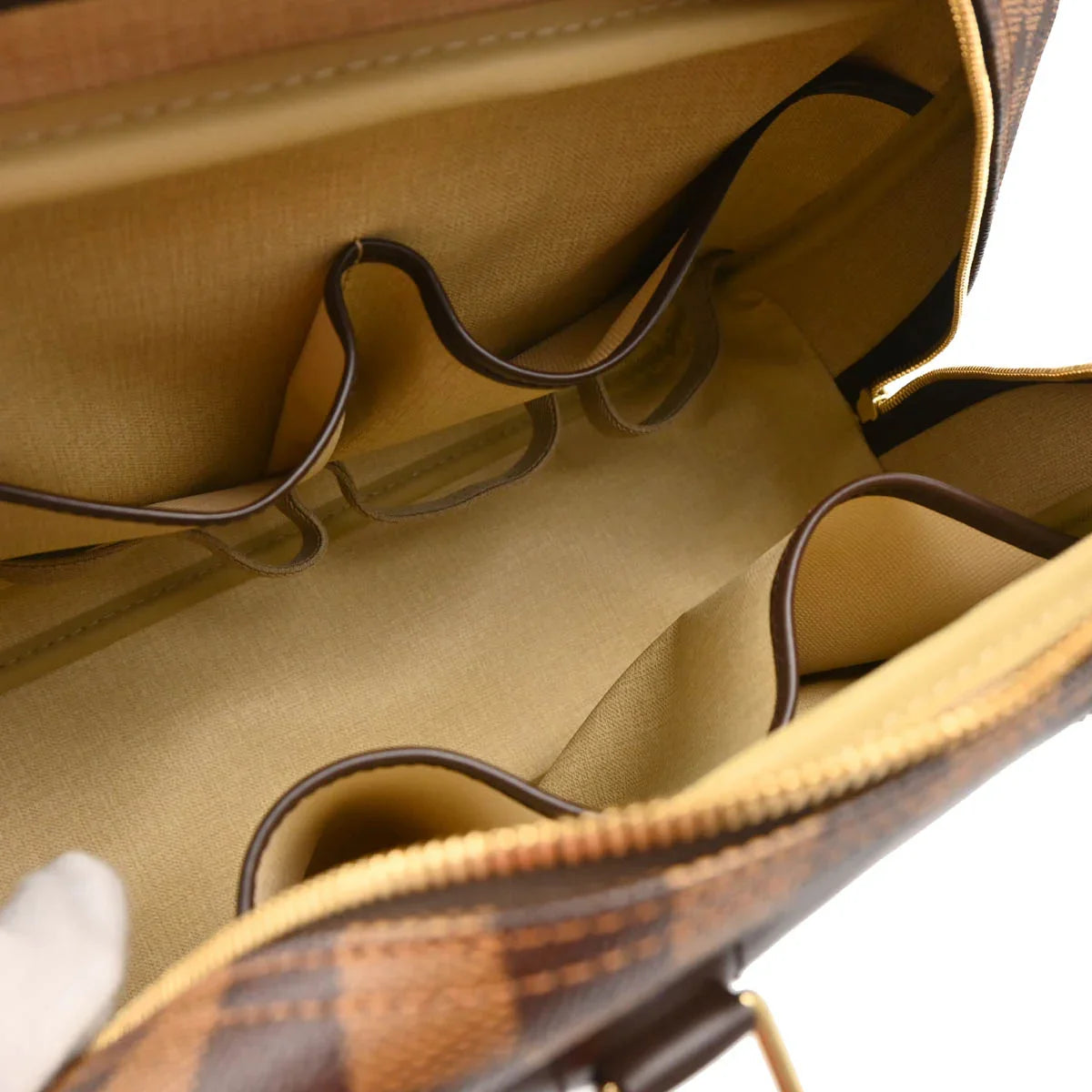 Louis Vuitton 2004 Damier Deauville Bowling Vanity Handbag N47272