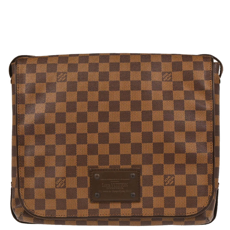 Louis Vuitton 2009 Damier Brooklyn MM Shoulder Bag N51211