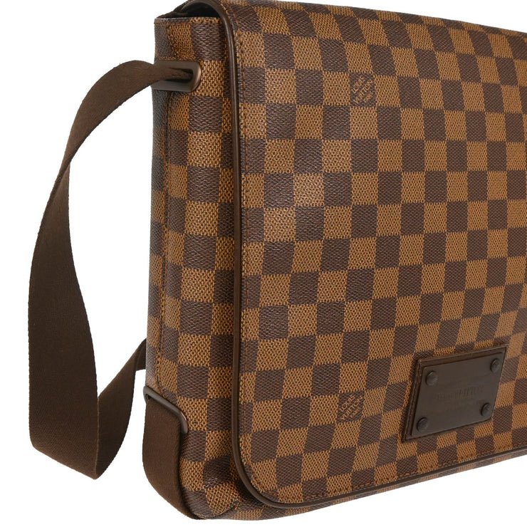 Louis Vuitton 2009 Damier Brooklyn MM Shoulder Bag N51211