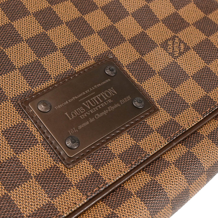 Louis Vuitton 2009 Damier Brooklyn MM Shoulder Bag N51211
