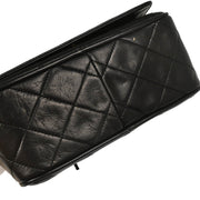 Chanel 1991-1994 Black Lambskin Camera Bag Mini