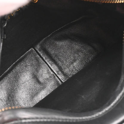 Chanel 1991-1994 Black Lambskin Camera Bag Mini