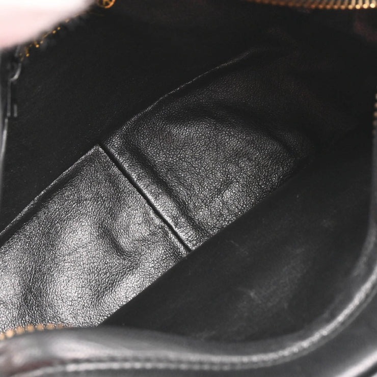 Chanel 1991-1994 Black Lambskin Camera Bag Mini