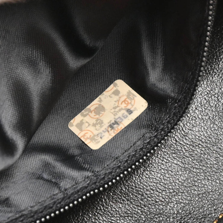Chanel 1991-1994 Black Lambskin Camera Bag Mini