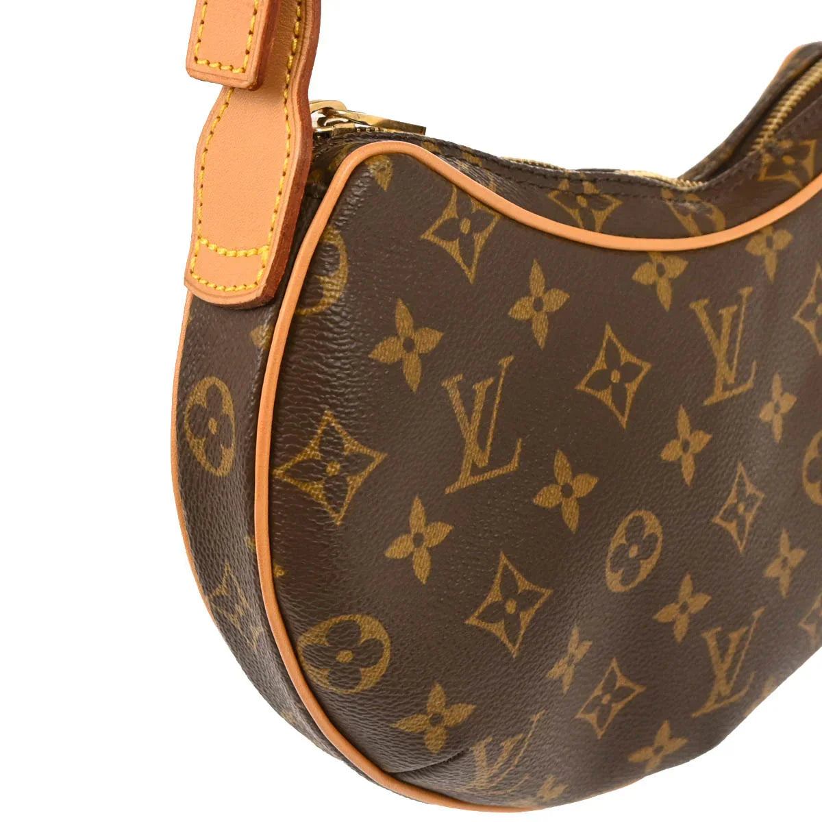 Louis Vuitton 2002 Monogram Pochette Croissant Handbag M51510