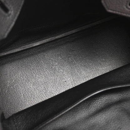 Hermes 2008 Black Togo Birkin 30 Handbag