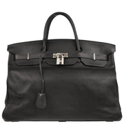 Hermes 2004 Black Togo Birkin 50 Handbag