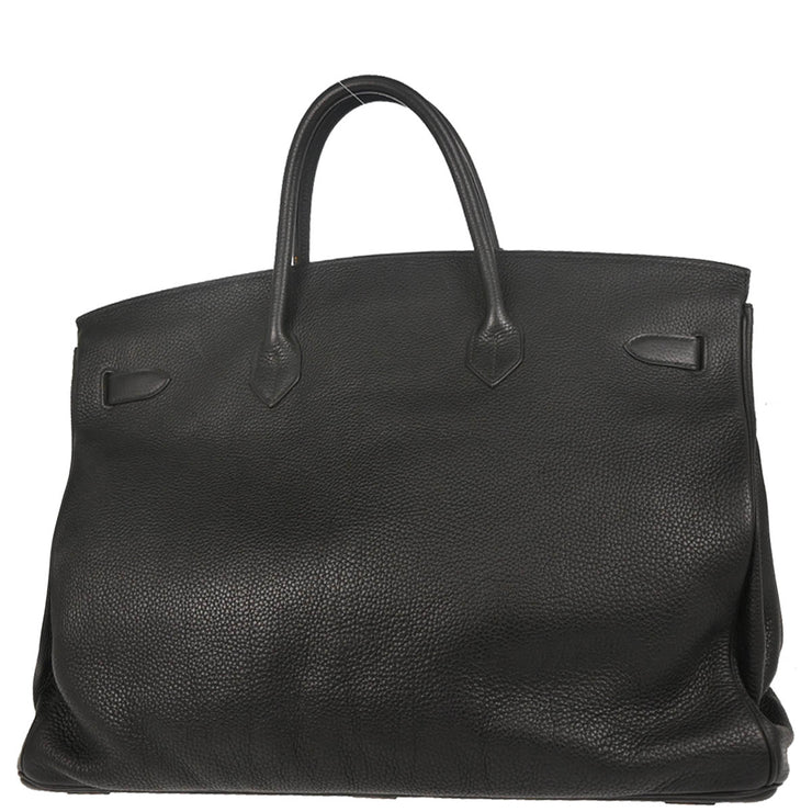 Hermes 2004 Black Togo Birkin 50 Handbag