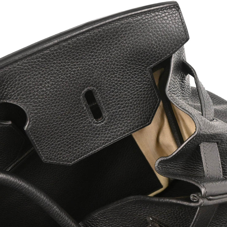 Hermes 2004 Black Togo Birkin 50 Handbag