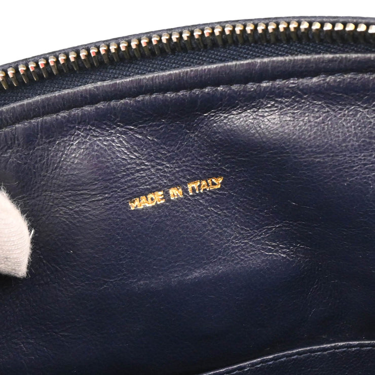 Chanel 1994-1996 Navy Caviar Camera Bag Medium