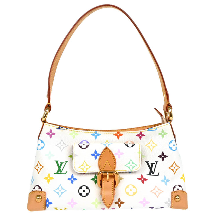 Louis Vuitton 2006 White Monogram Multicolor Eliza Handbag M40098