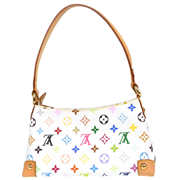 Louis Vuitton 2006 White Monogram Multicolor Eliza Handbag M40098