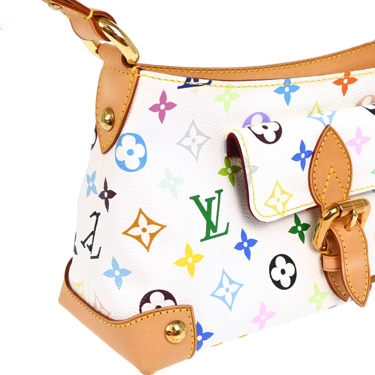 Louis Vuitton 2006 White Monogram Multicolor Eliza Handbag M40098