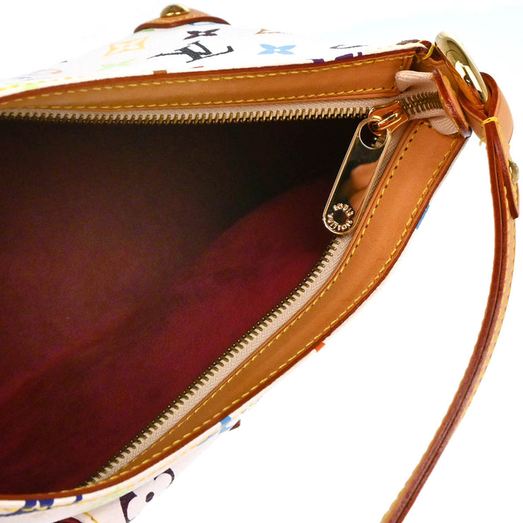 Louis Vuitton 2006 White Monogram Multicolor Eliza Handbag M40098