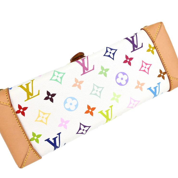 Louis Vuitton 2006 White Monogram Multicolor Eliza Handbag M40098