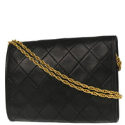 Chanel Black Lambskin Shoulder Bag