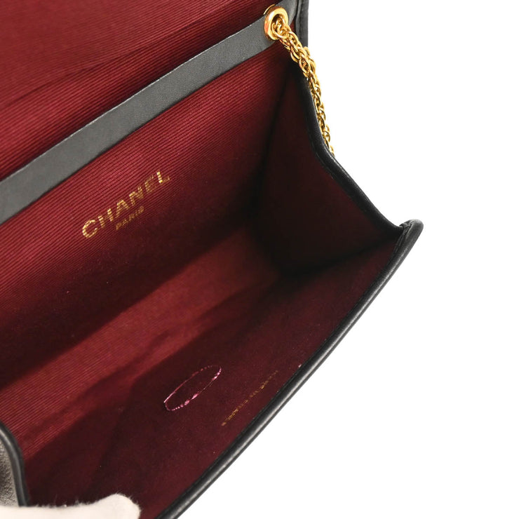 Chanel Black Lambskin Shoulder Bag