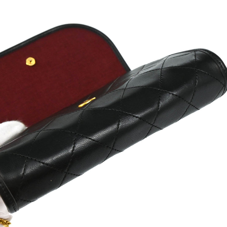 Chanel Black Lambskin Shoulder Bag