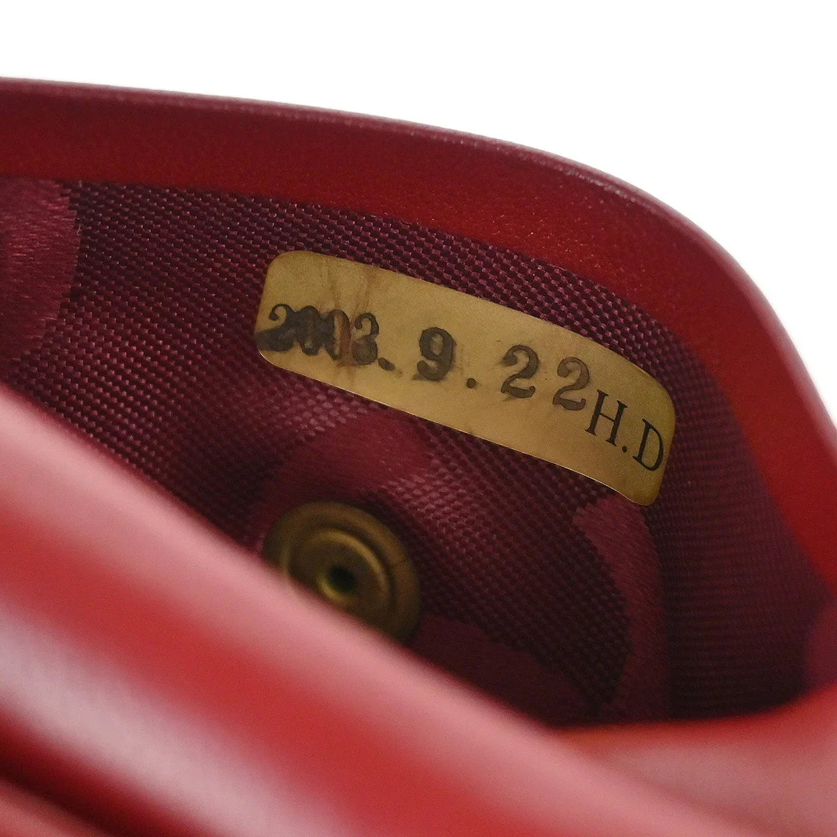 Chanel 2003-2004 Red Calfskin Wild Stitch Six Hook Key Case