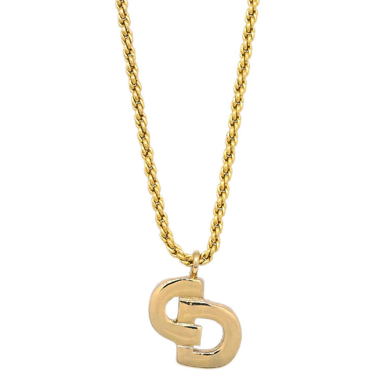 Christian Dior Necklace Pendant Gold