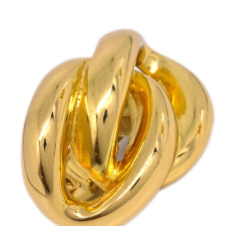 Christian Dior Earrings Clip-On Gold