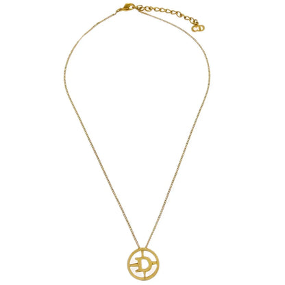 Christian Dior Necklace Pendant Gold
