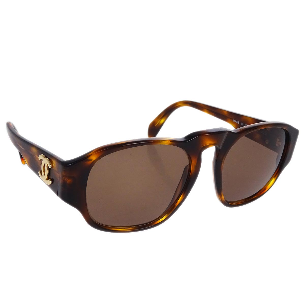 Chanel Sunglasses Eyewear Brown Small Good