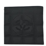 Chanel 2000-2001 Black Nylon Travel Line Bifold Wallet