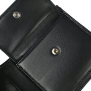 Chanel 2000-2001 Black Nylon Travel Line Bifold Wallet