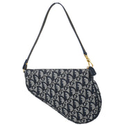 Christian Dior Navy Trotter Saddle Handbag