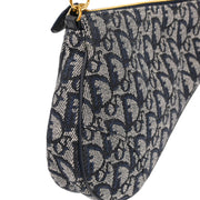 Christian Dior Navy Trotter Saddle Handbag