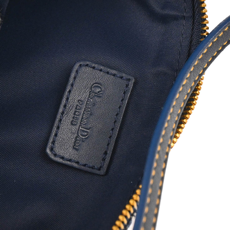 Christian Dior Navy Trotter Saddle Handbag