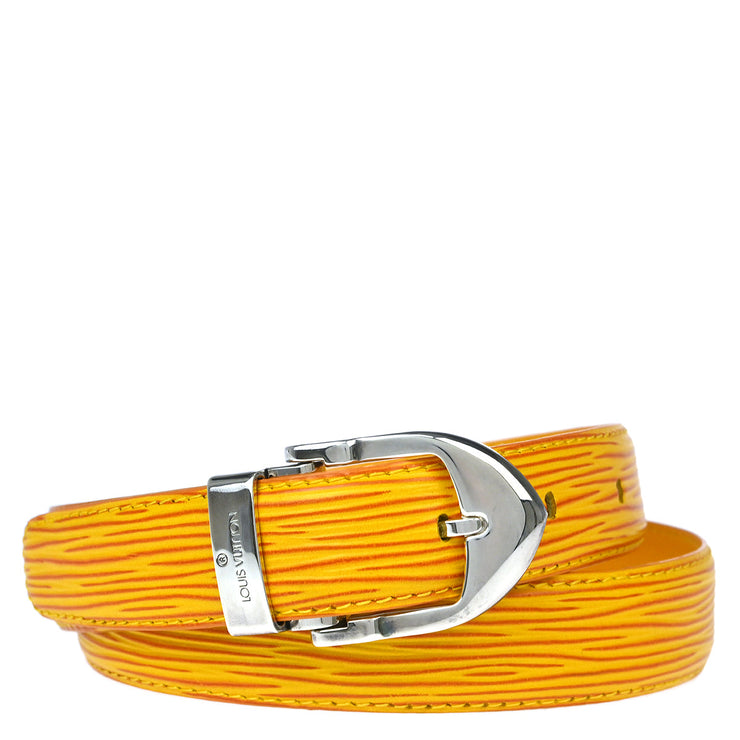 Louis Vuitton 1994 Yellow Epi Ceinture Belt R10051V #85/34