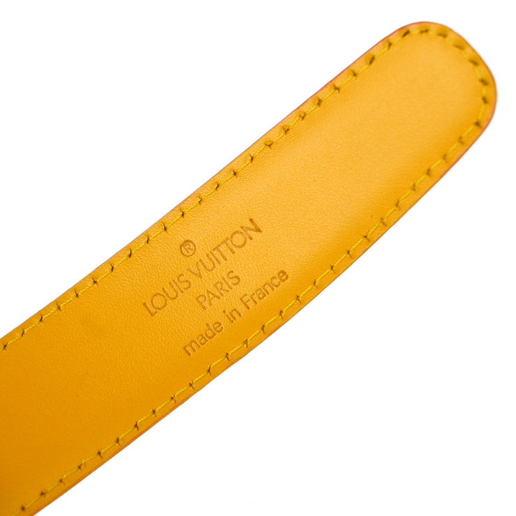 Louis Vuitton 1994 Yellow Epi Ceinture Belt R10051V #85/34