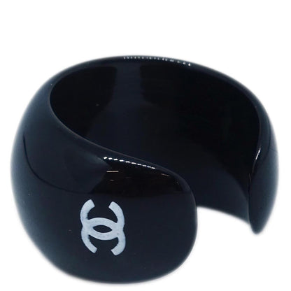 Chanel Ring Black Acrylic #53 #13 01P
