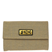 Fendi Beige Zucca Wallet Purse