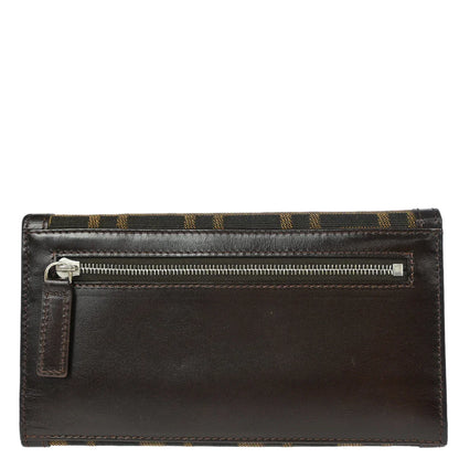Fendi 2008 Brown Zucca Wallet Purse